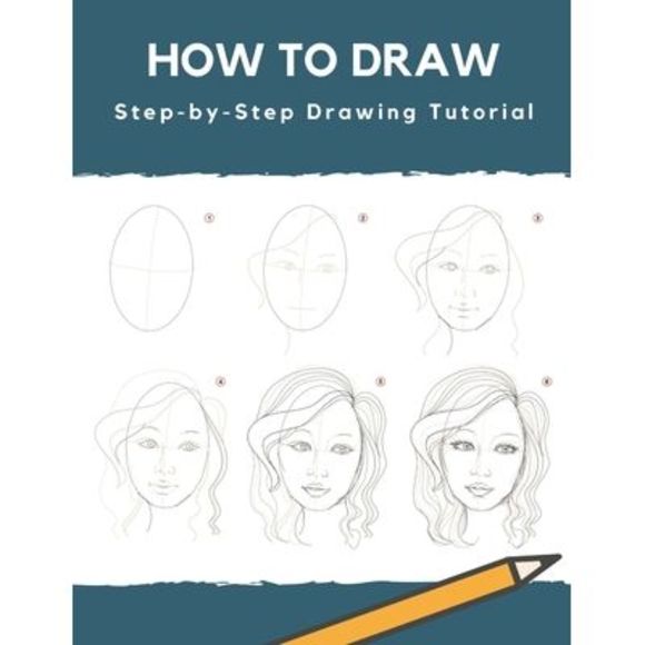 How To Draw: Step-by-Step Drawing Tutorial: (Beginner Drawing Books) -- Mohsina - Picture 1 of 2